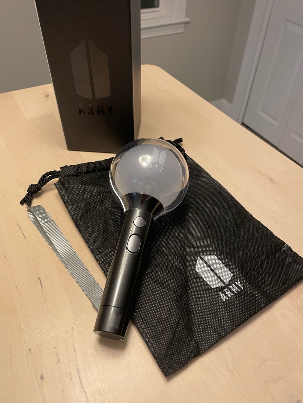 BTS Official Army Bomb Lightstick - Ver 3 with Freebies and Official Photocards